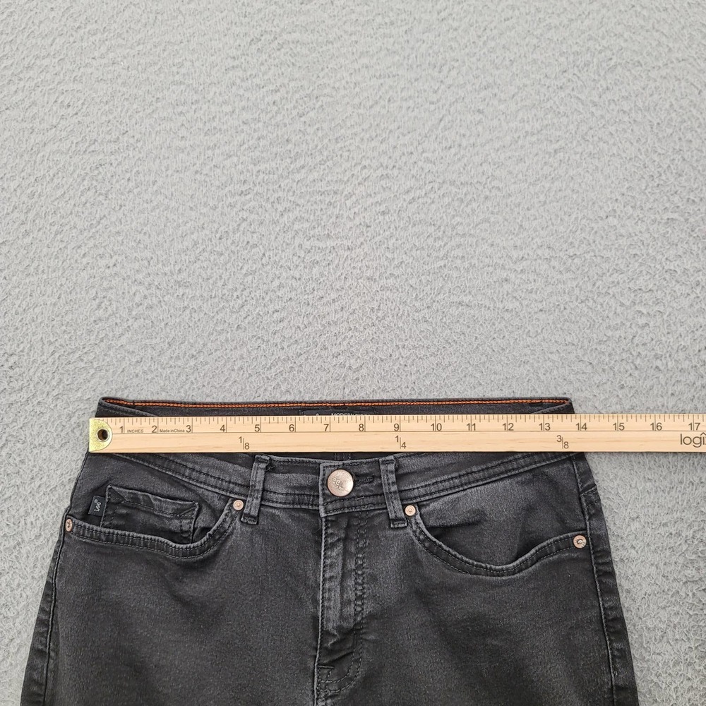 Lee Jeans Womens 6 Medium Black Denim Stretch Modern Series Midrise Fit Cropped - Picture 10 of 11